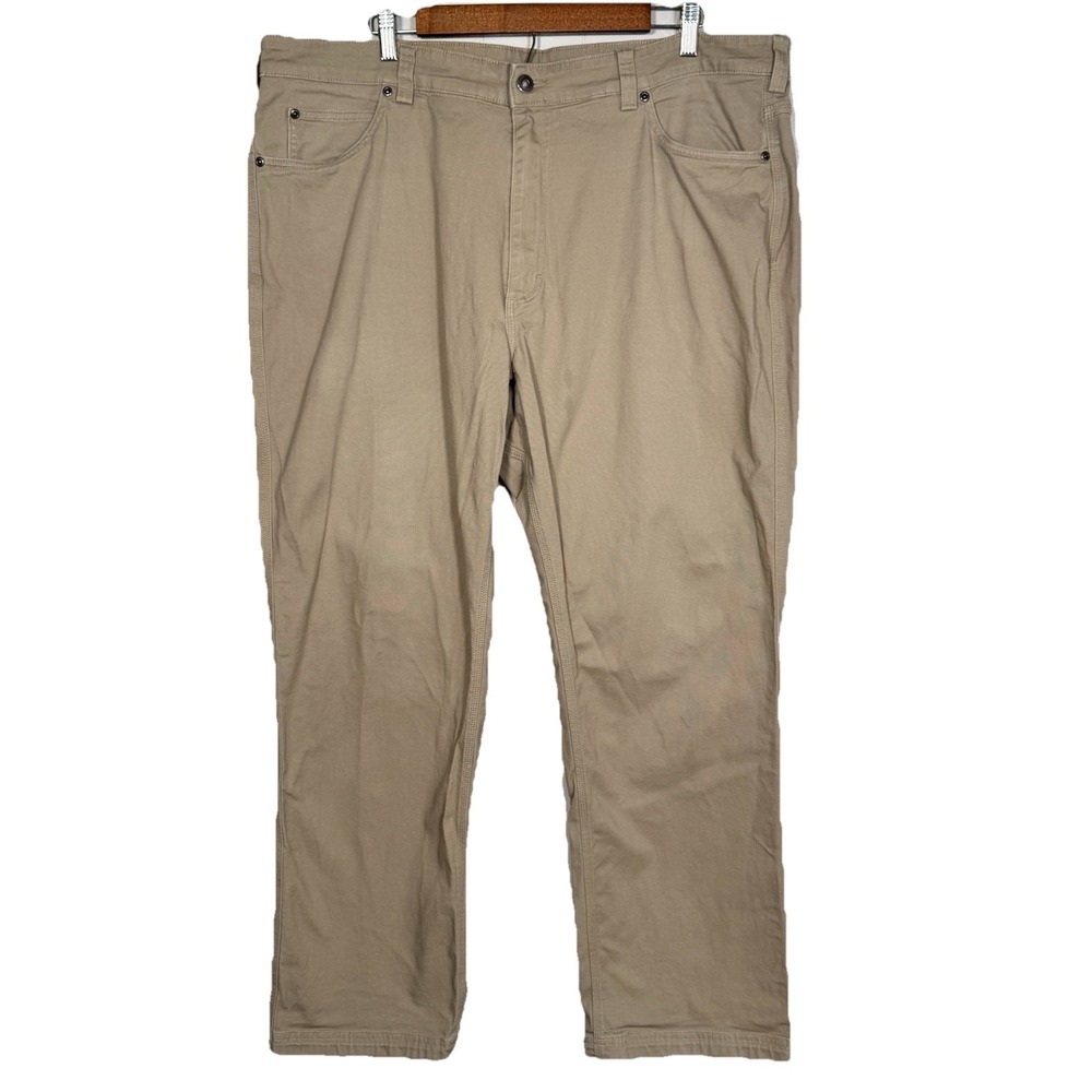 Duluth Trading DuluthFlex Fire Hose Relaxed Fit 5-Pocket Pant 40x32 Desert Khaki